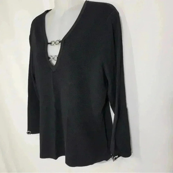 Colette Mordo Top Kit Split Neck Long Sleeve Rayon - Picture 2 of 8